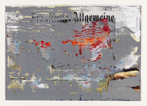 Gerhard Richter - FAZ-Übermalung - 