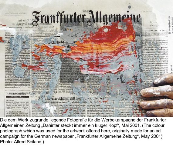 Gerhard Richter - FAZ-Übermalung - 