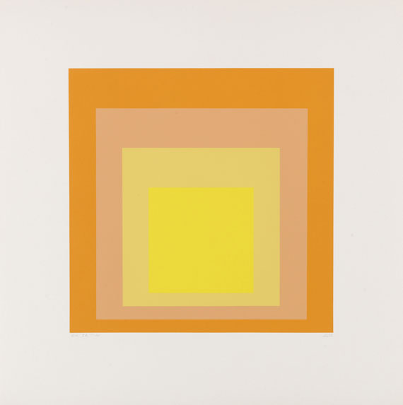 Josef Albers - 3 Bll.: Homage to the Square - 