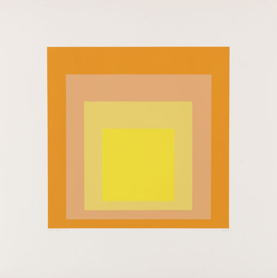 Josef Albers - 3 Bll.: Homage to the Square - 