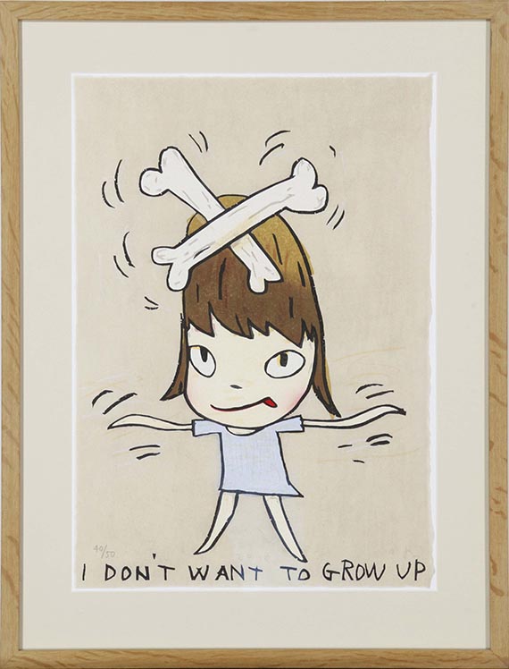 Yoshitomo Nara - I don’t want to grow up - Frame image