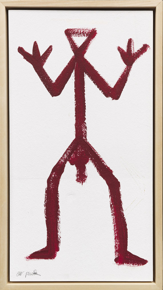 A. R. Penck (d.i. Ralf Winkler) - O. T. (für Brigitte) - Frame image