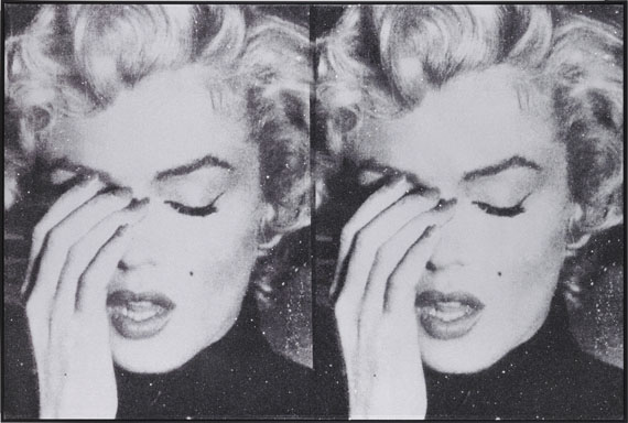 Russell Young - Marilyn Crying x 2 - Frame image