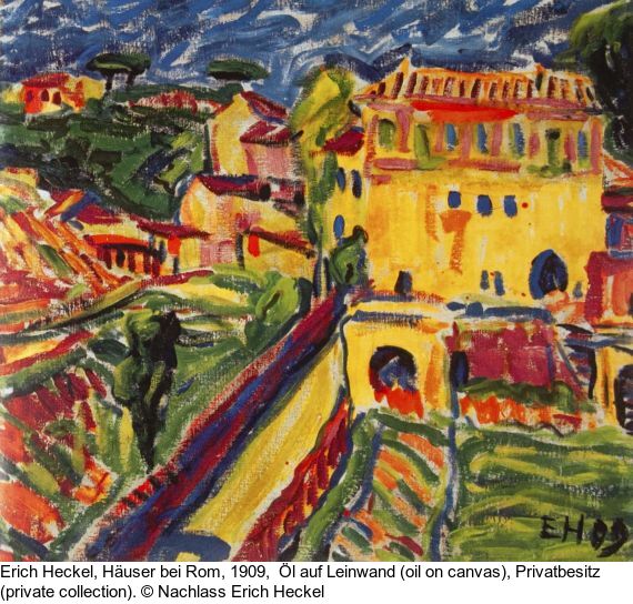 Erich Heckel - Landschaft bei Rom - 