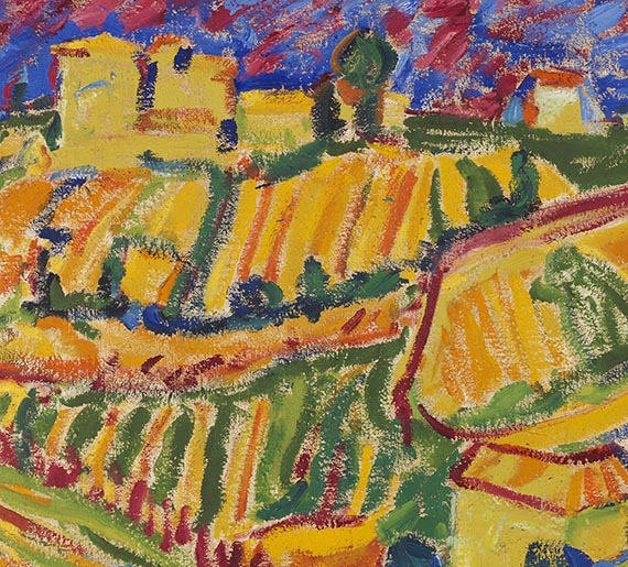 Erich Heckel - Landschaft bei Rom - 