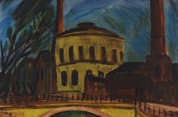 Erich Heckel - Gaswerk am Luisenufer - 