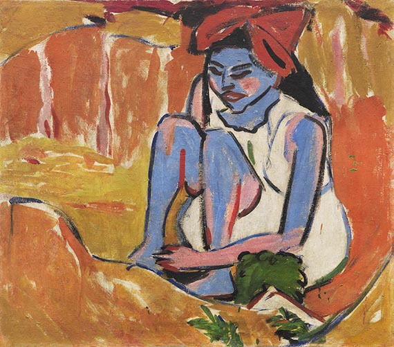 Das blaue Mädchen..., 1910