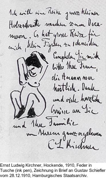 Ernst Ludwig Kirchner - Hockende - 