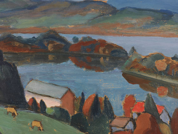 Gabriele Münter - Blick über den Staffelsee - 