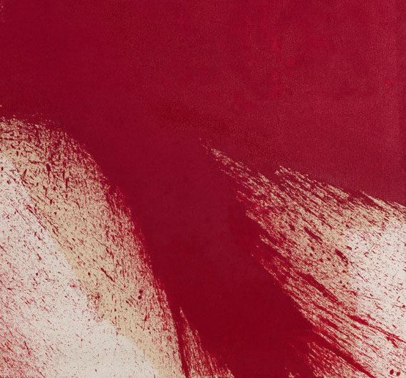 Hermann Nitsch - Schüttbild (19. Malaktion, Prinzendorf, 1986)