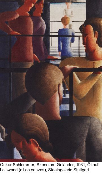 Oskar Schlemmer - Vierergruppe mit Grau - 