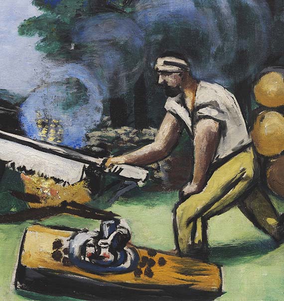 Max Beckmann - Holzsäger im Wald - 