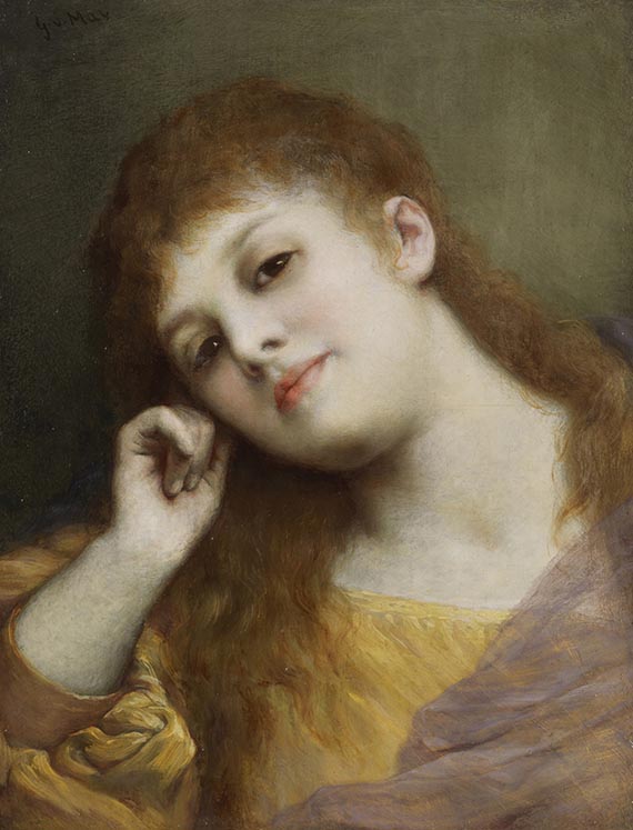 Gabriel Cornelius von Max - Bildnis eines jungen Mädchens