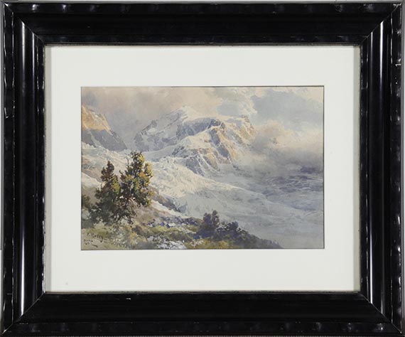 Edward Theodore Compton - Piz Roseg - Tschiervagletscher - Frame image