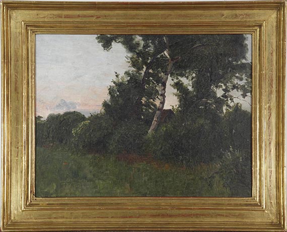 Otto Modersohn - Sommerabend - Frame image