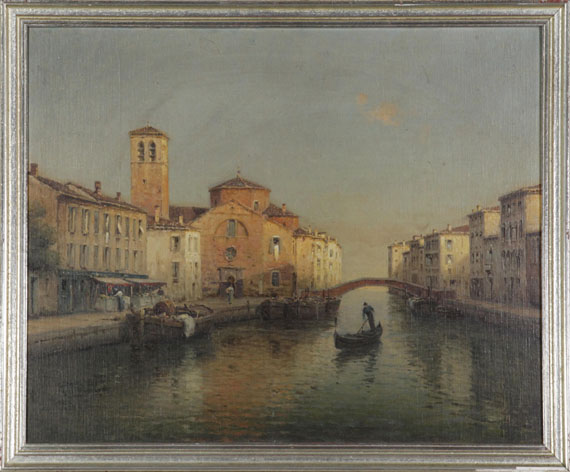 Antoine Bouvard - Venezianischer Kanal - Frame image