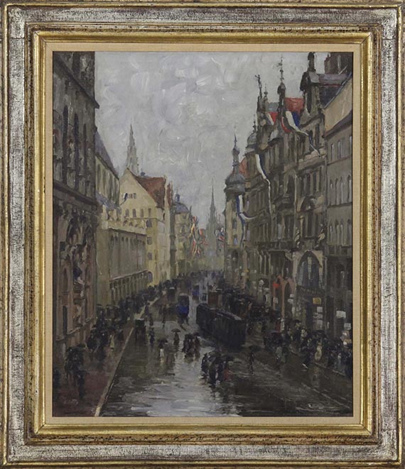 Charles (Karl) Vetter - Kaufingerstraße in München - Frame image