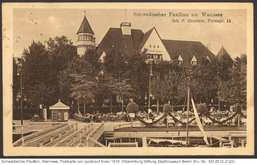 Max Liebermann - Gartenlokal am Wannsee - Schwedischer Pavillon