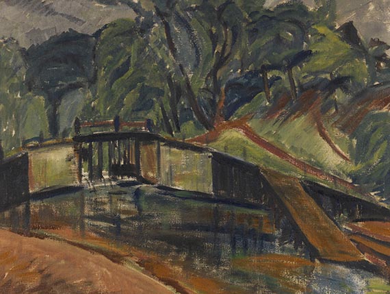 Erich Heckel - Schleuse - 