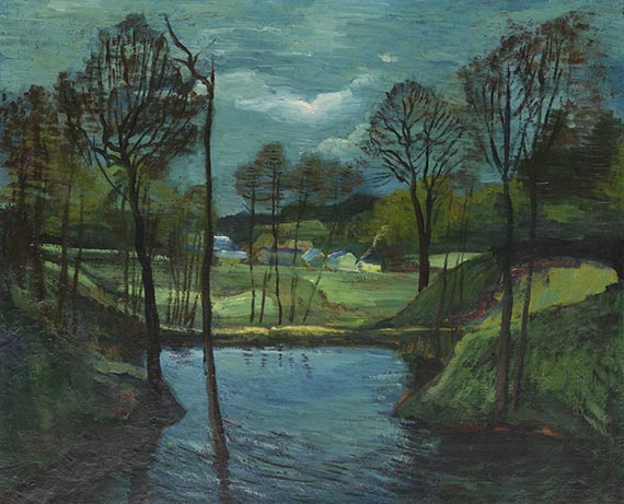 Hermann Max Pechstein - Forellenteich in Gliesnitz