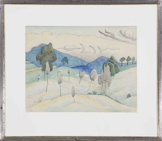 Gabriele Münter - Motiv beim Luganersee Cademario Gegend - Frame image