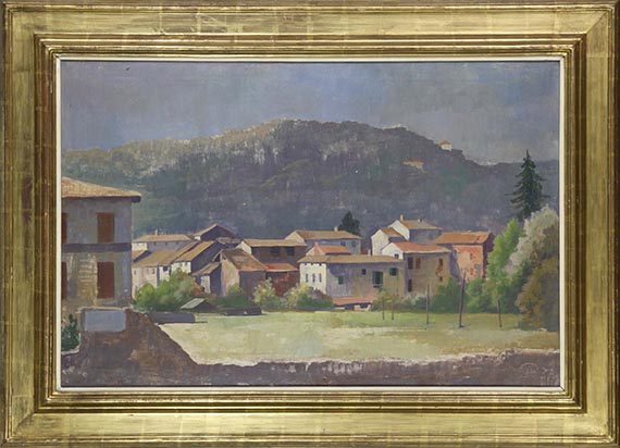 Karl Hofer - Lavena (Tessin) - Frame image