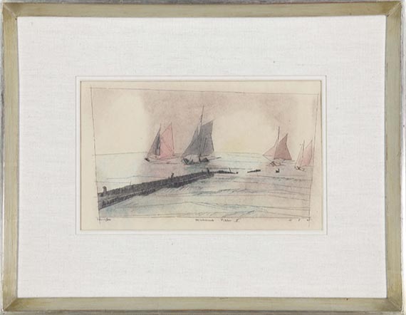 Lyonel Feininger - Heimkehrende Fischer III - Frame image