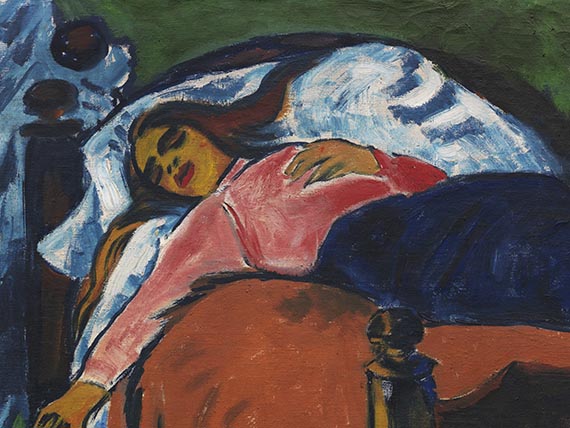 Hermann Max Pechstein - Die Ruhende - 