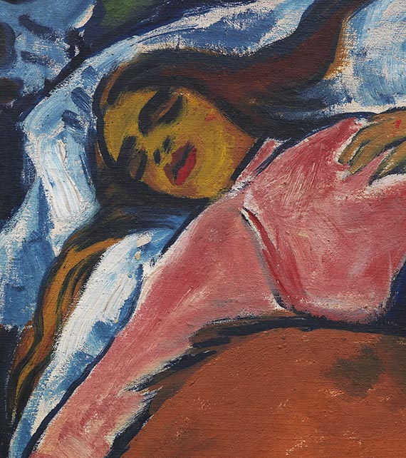 Hermann Max Pechstein - Die Ruhende - 