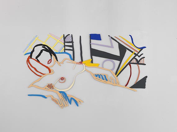 Tom Wesselmann - Monica nude with Lichtenstein