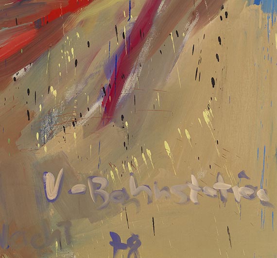 Rainer Fetting - Kotti U-Bahn - 