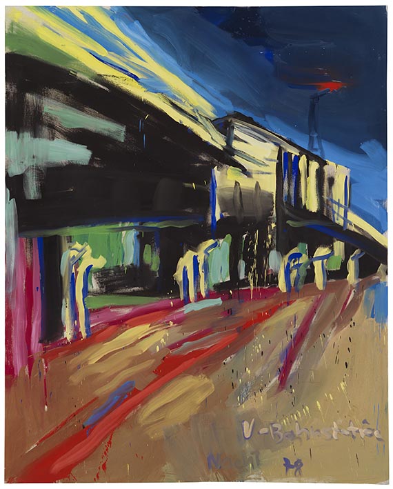 Rainer Fetting - Kotti U-Bahn - 