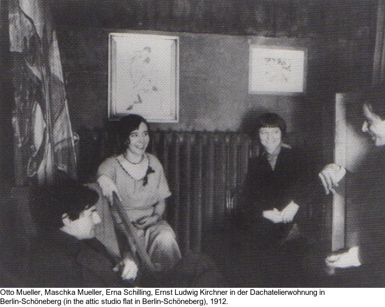 Otto Mueller - Mädchen auf dem Kanapee - 