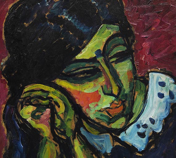 Alexej von Jawlensky - Mädchen mit Zopf - 