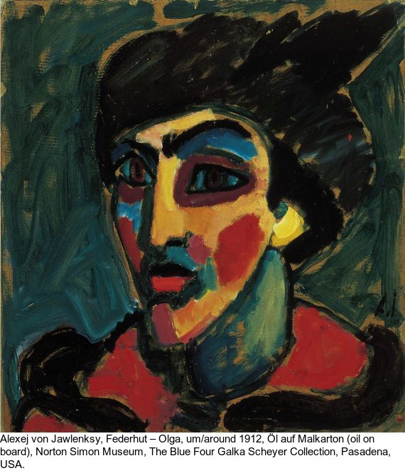 Alexej von Jawlensky - Mädchen mit Zopf - 