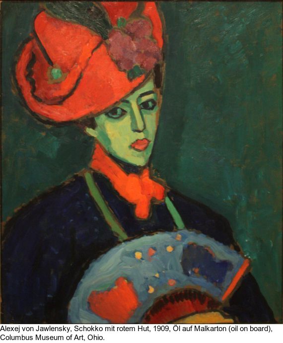 Alexej von Jawlensky - Mädchen mit Zopf - 