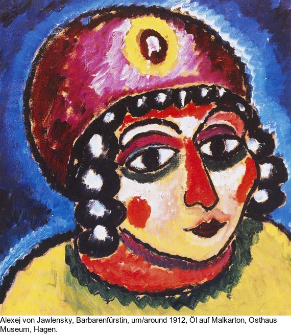 Alexej von Jawlensky - Mädchen mit Zopf - 