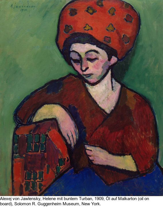 Alexej von Jawlensky - Mädchen mit Zopf - 