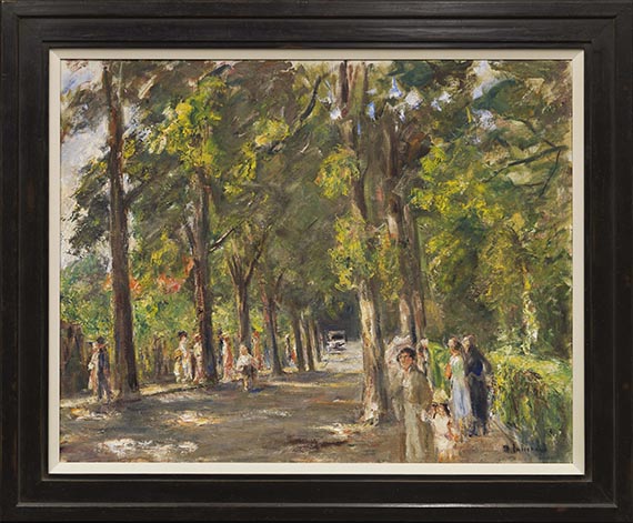 Max Liebermann - Große Seestraße in Wannsee - Frame image