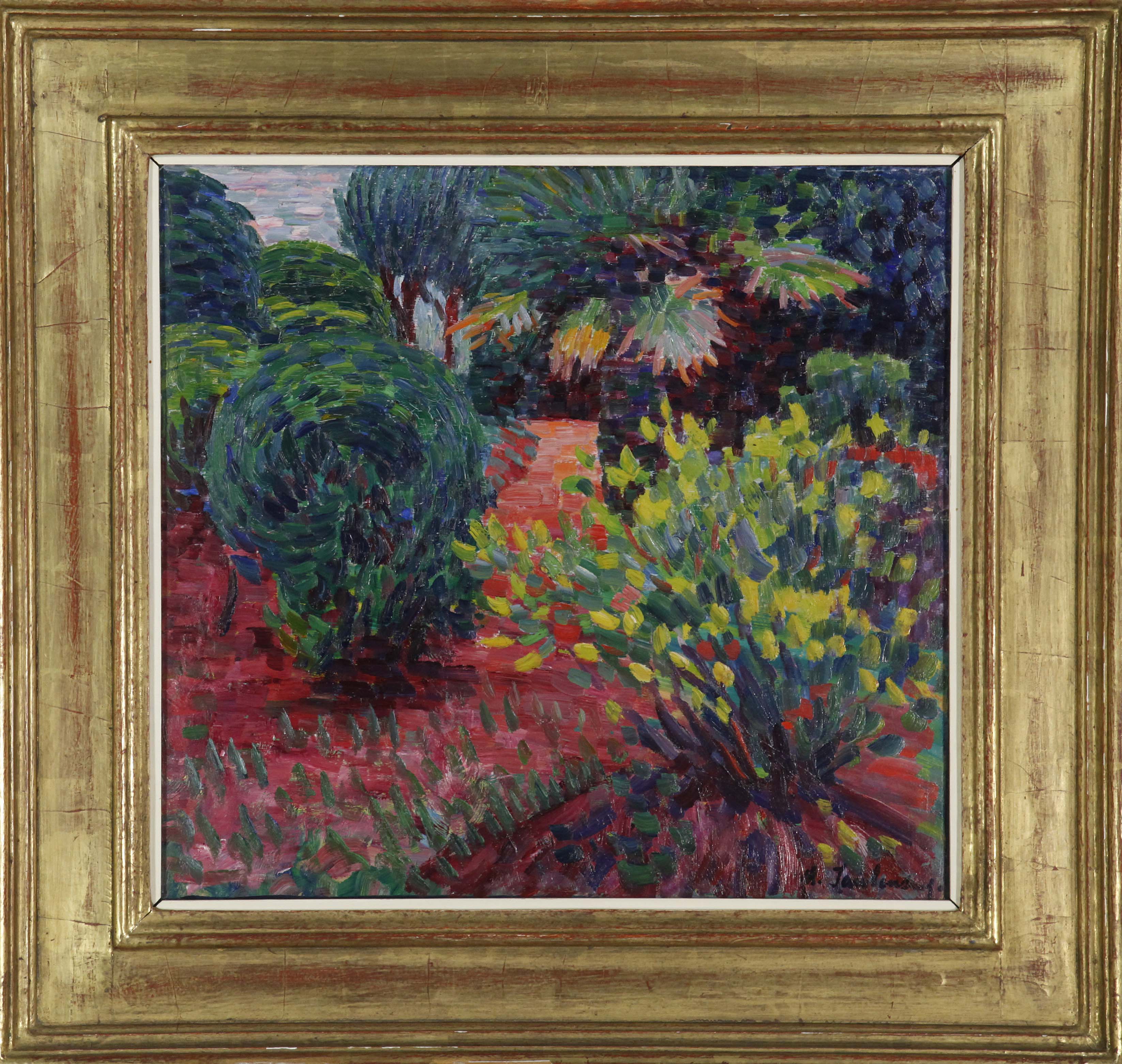 Alexej von Jawlensky - Garten in Carantec - Frame image