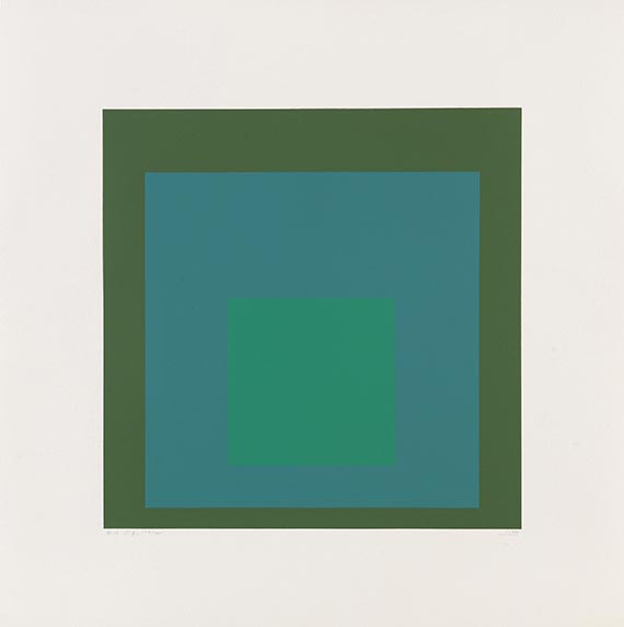 Josef Albers - 6 Bll.: Homage to the Square