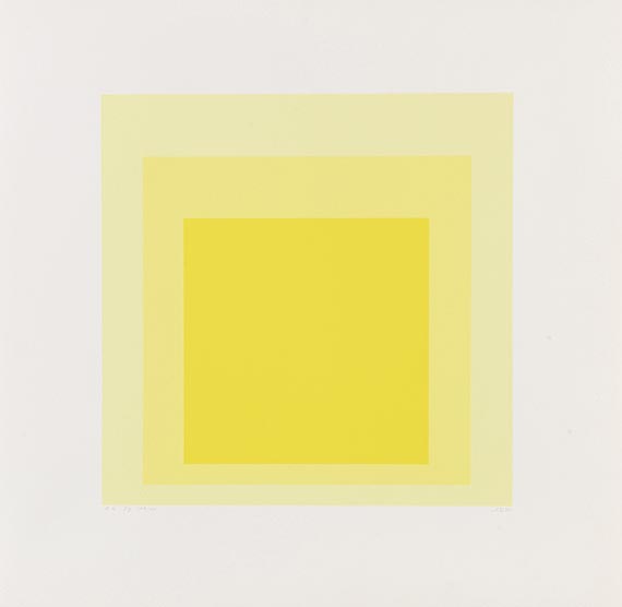 Josef Albers - 6 Bll.: Homage to the Square - 