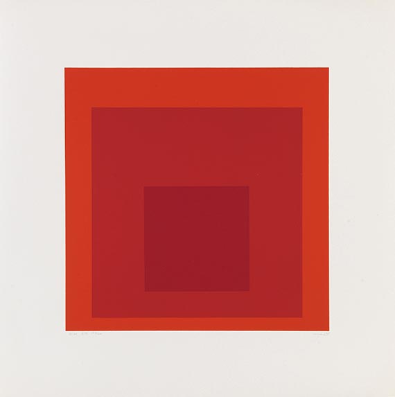 Josef Albers - 6 Bll.: Homage to the Square - 