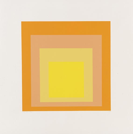 Josef Albers - 6 Bll.: Homage to the Square - 