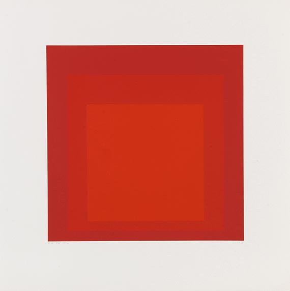 Josef Albers - 6 Bll.: Homage to the Square - 