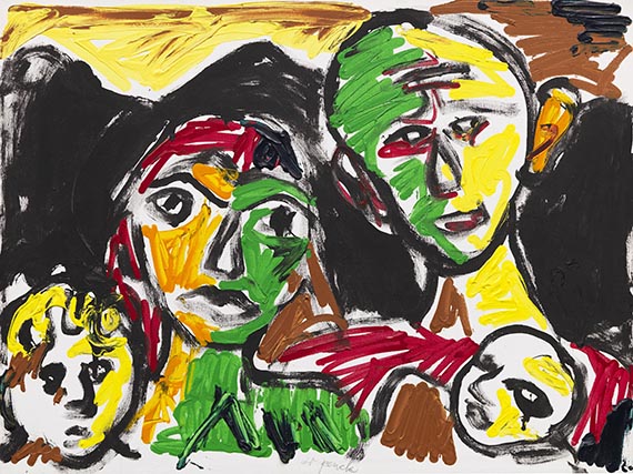 A. R. Penck (d.i. Ralf Winkler) - Ohne Titel