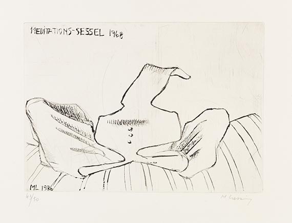 Maria Lassnig - 7 Kupferstiche - 