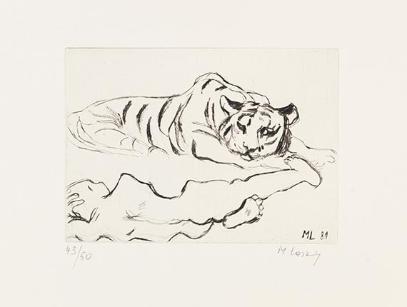Maria Lassnig - 7 Kupferstiche - 