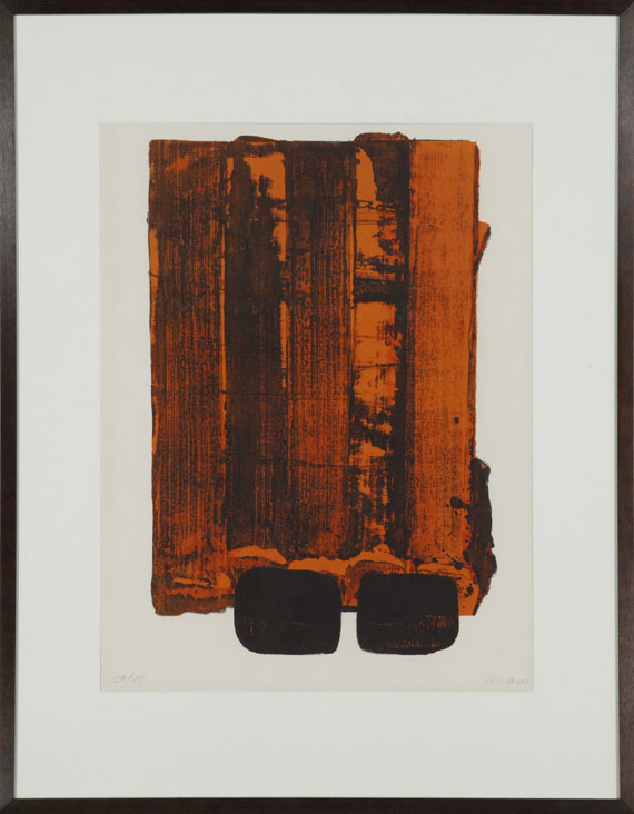 Pierre Soulages - Lithographie n° 34 - Frame image