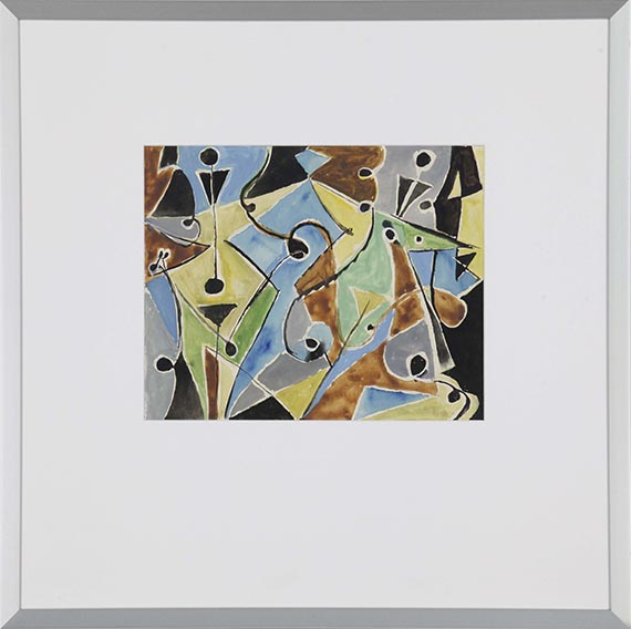 Ernst Wilhelm Nay - Girlandenbild - Frame image